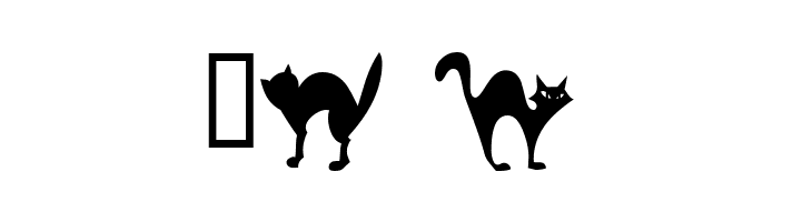 101! Black KatZ  Free Fonts Download