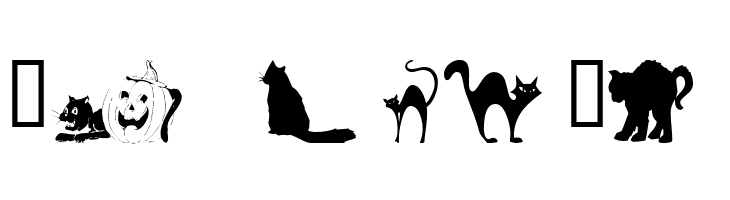 101! Black KatZ  Free Fonts Download