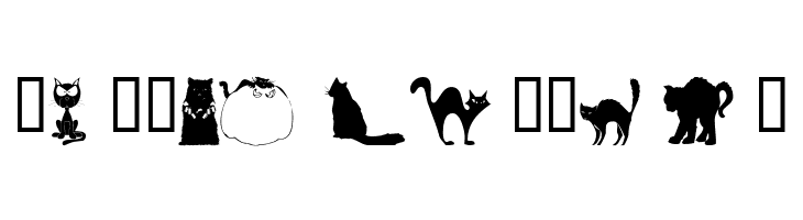 101! Black KatZ  Free Fonts Download