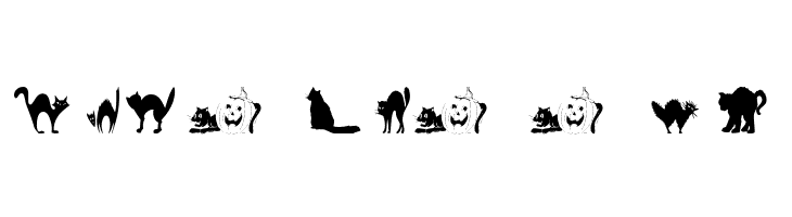101! Black KatZ  Free Fonts Download