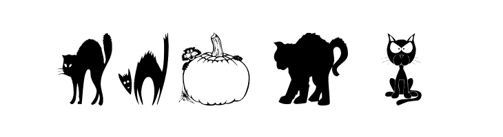 101! Black KatZ  Free Fonts Download