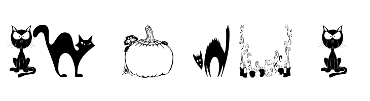 101! Black KatZ  Free Fonts Download