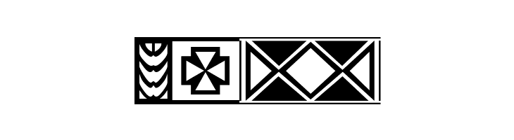 Afrika Gold A Patterns  Free Fonts Download