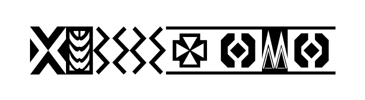 Afrika Gold A Patterns  Free Fonts Download