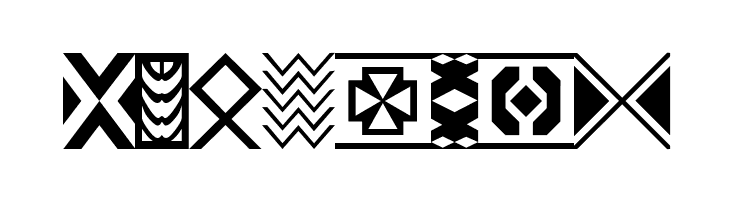 Afrika Gold A Patterns  Free Fonts Download