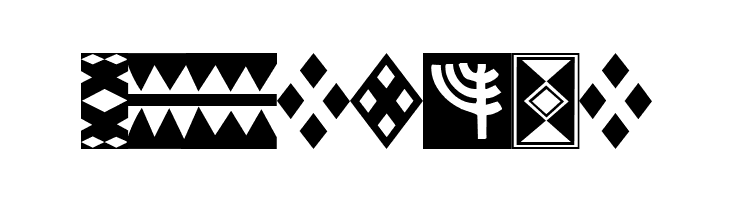 Afrika Gold A Patterns  Free Fonts Download