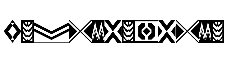 Afrika Gold A Patterns  Free Fonts Download