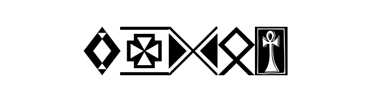 Afrika Gold A Patterns  Free Fonts Download