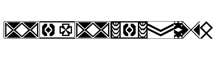 Afrika Gold A Patterns  Free Fonts Download