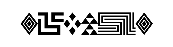 Afrika Gold A Patterns  Free Fonts Download