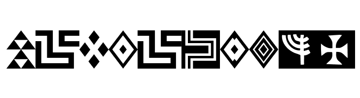 Afrika Gold A Patterns  Free Fonts Download