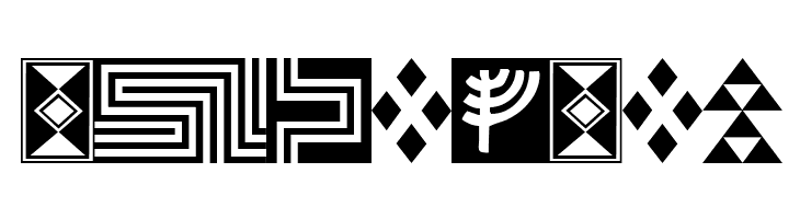 Afrika Gold A Patterns  Free Fonts Download