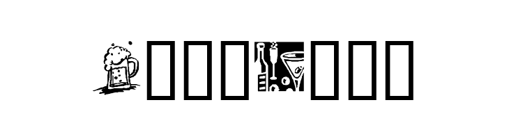 KR Drink Up!  Free Fonts Download