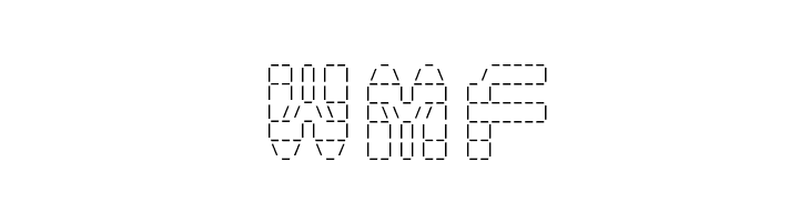BDAsciiMax  Free Fonts Download