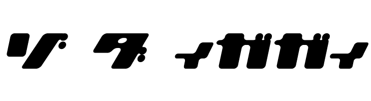 120000volt KanaOblique  Free Fonts Download