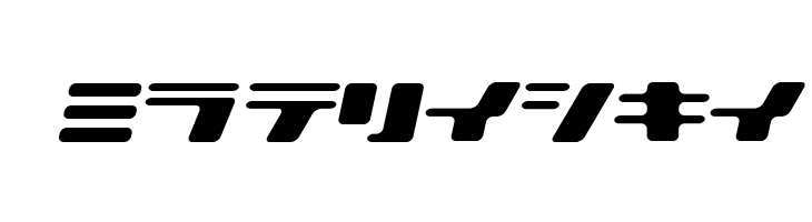 120000volt KanaOblique  Free Fonts Download