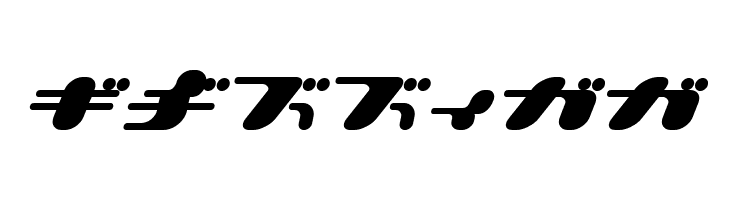 21 KanaOblique  Free Fonts Download