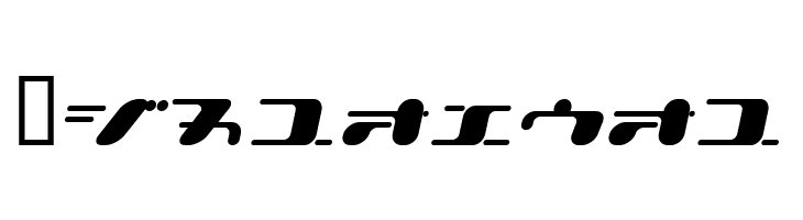 21 KanaOblique  Free Fonts Download