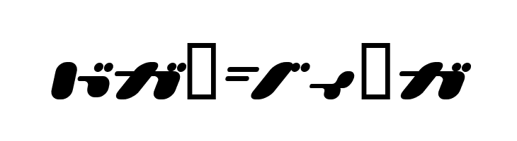 21 KanaOblique  Free Fonts Download