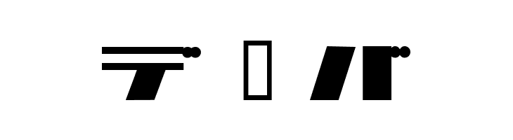 1000000volt Kana  Free Fonts Download