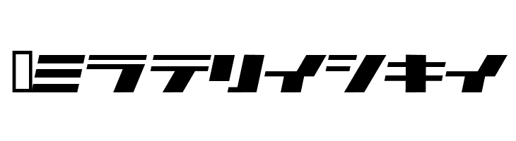 1000000volt KanaOblique  Free Fonts Download