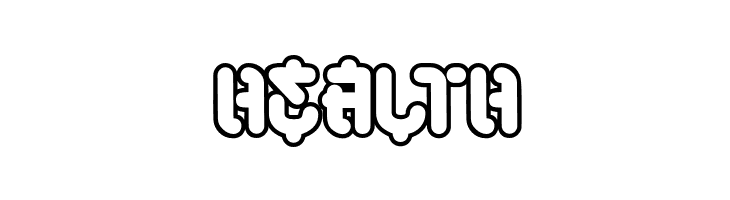 SamuraiCabCoOutlineBB  Free Fonts Download