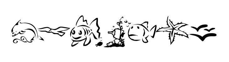 KR Down By The Sea  Free Fonts Download