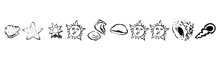 KR Down By The Sea  Free Fonts Download
