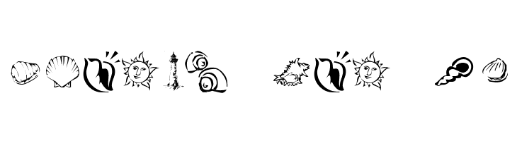 KR Down By The Sea  Free Fonts Download