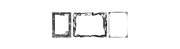 KR Deco Frames  Free Fonts Download
