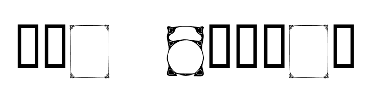 KR Deco Frames  Free Fonts Download