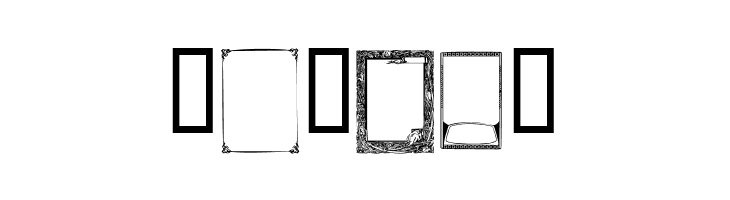 KR Deco Frames  Free Fonts Download