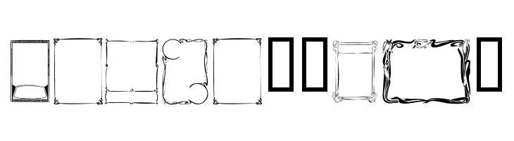 KR Deco Frames  Free Fonts Download