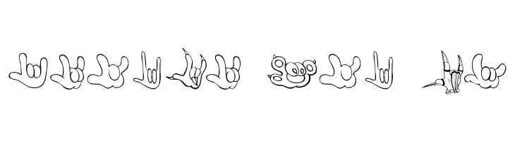 ZOE ILYhands 1.0  Free Fonts Download