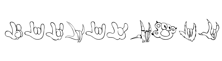 ZOE ILYhands 1.0  Free Fonts Download