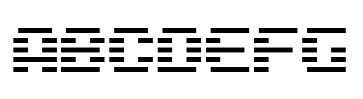 D3 DigiBitMapism type A  Free Fonts Download