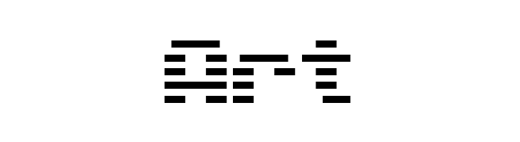 D3 DigiBitMapism type A  Free Fonts Download