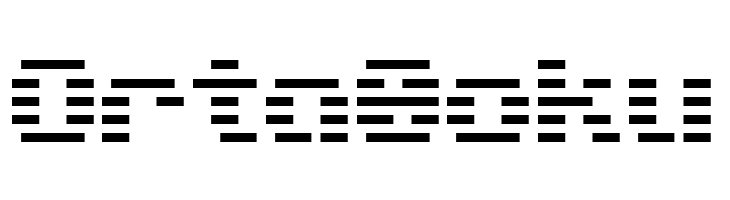 D3 DigiBitMapism type A  Free Fonts Download