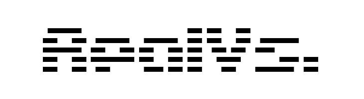 D3 DigiBitMapism type A  Free Fonts Download