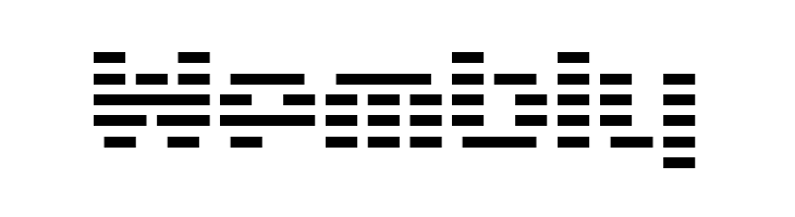 D3 DigiBitMapism type A  Free Fonts Download