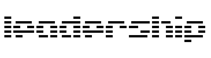 D3 DigiBitMapism type A  Free Fonts Download