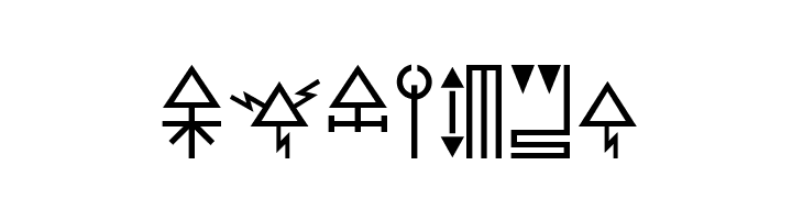 Eldar Runes  Free Fonts Download