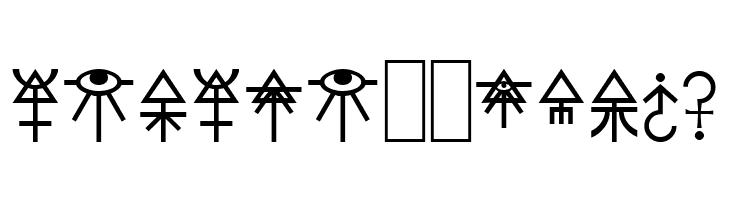 Eldar Runes  Free Fonts Download