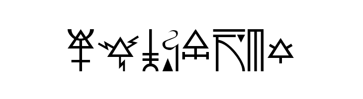 Eldar Runes  Free Fonts Download