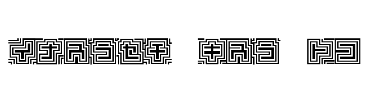 D3 Labyrinthism katakana  Free Fonts Download