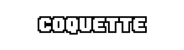 D3 Pocketbitmapism Outline  Free Fonts Download