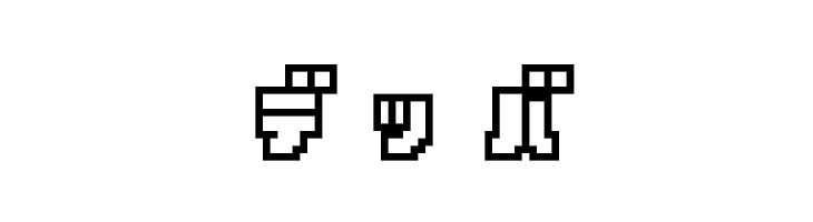 D3 Pocketbitmapism Kat Outline  Free Fonts Download