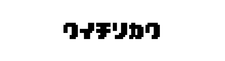 D3 Pocketbitmapism Katakana  Free Fonts Download