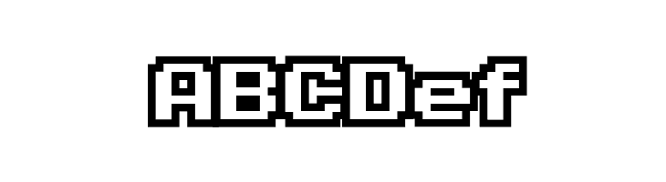 D3 Rabbitmapism Wide Outline  Free Fonts Download