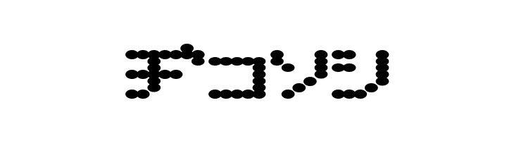 D3 Electronism Katakana  Free Fonts Download